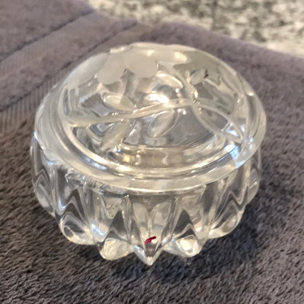 Princess house crystal container